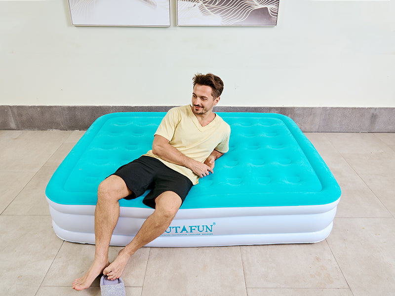 Luxury Elevated Inflatable Mattress Bed-40