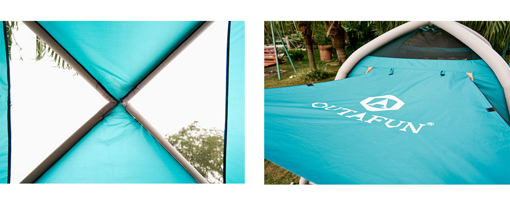 pop up tent inklappen One-Click Inflation Tent ZP-01