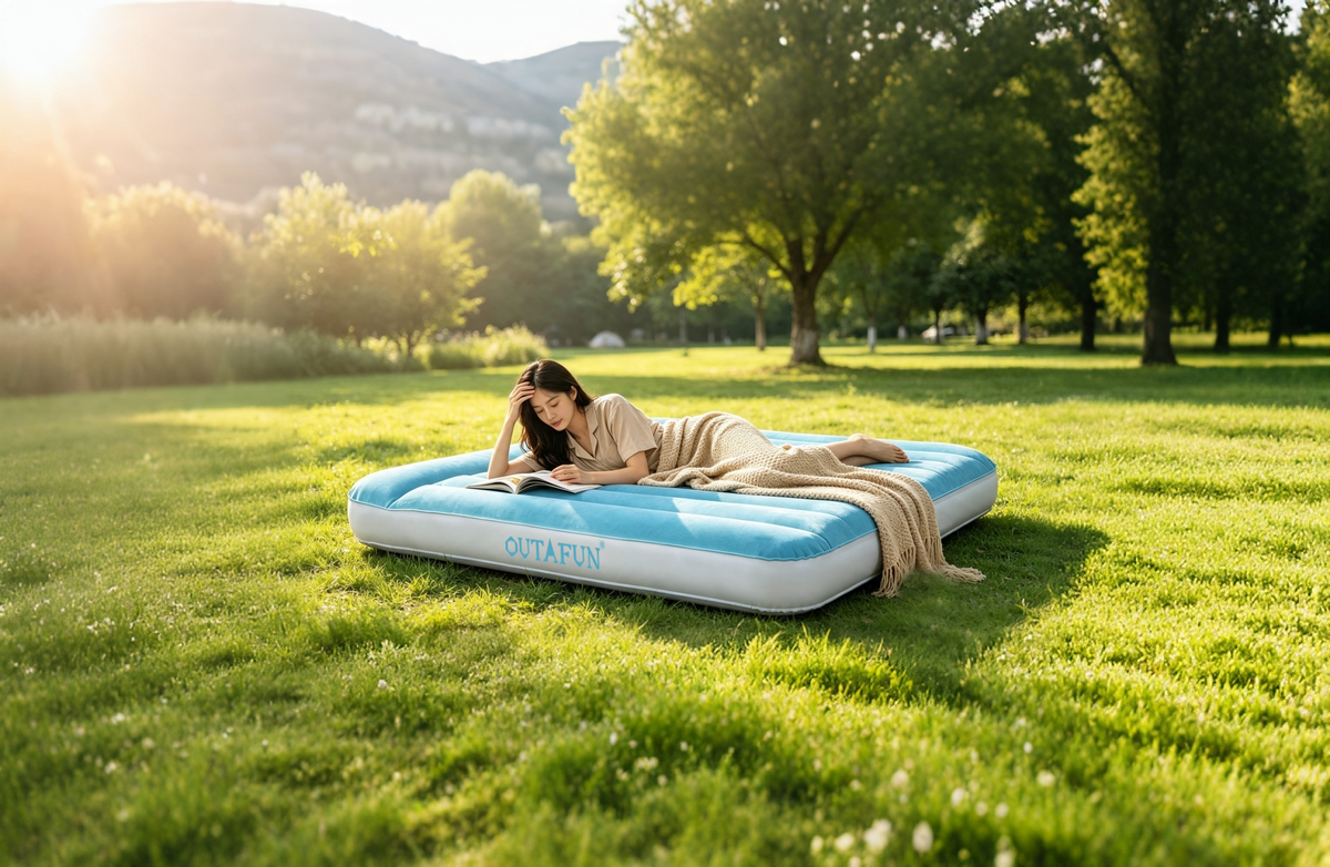 Luxuriöse aufblasbare Matratze Bett-24